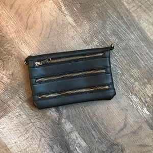 Brandless black wallet/clutch purse